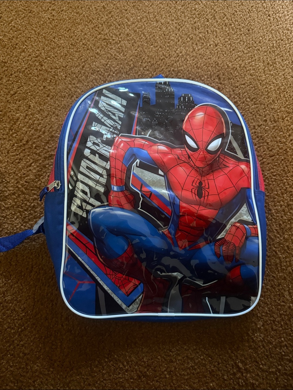 Spiderman Kids Backpack in Red and Blue